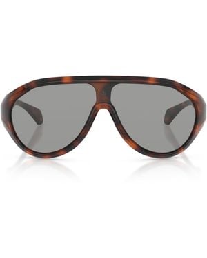Moncler Tortoiseshell Bombolle Sunglasses - Gray