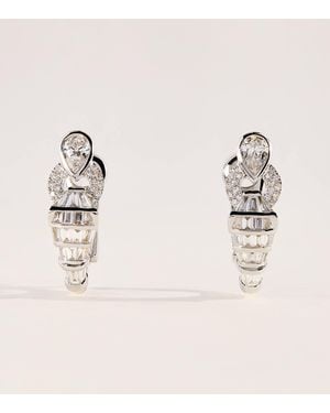 SHAY And Diamond Serpentine Earrings - Natural