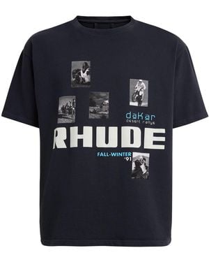 Rhude Cotton 91 Rallye T-Shirt - Blue