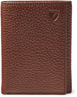 Aspinal of London Leather Trifold Wallet - Brown