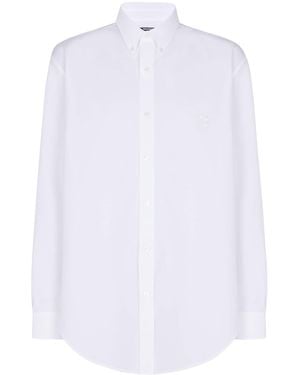 Balmain Cotton Poplin Shirt - White