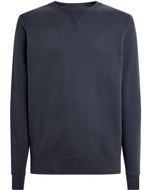 Sunspel Loopback Sweatshirt - Blue