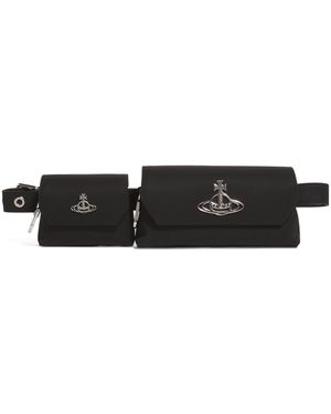 Vivienne Westwood Orb Multi Pouch Belt - Black