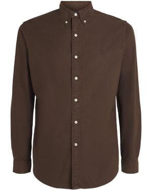 Polo Ralph Lauren Cotton Custom Fit Oxford Shirt - Brown