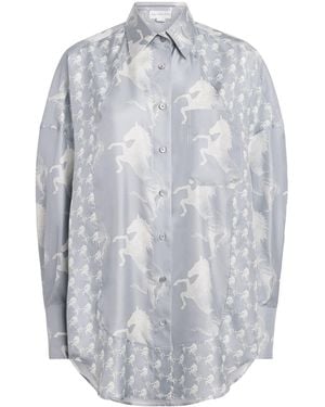Stella McCartney Silk Unicorn Shirt - Grey