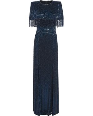 Jenny Packham Embellished Lyla May Gown - Blue
