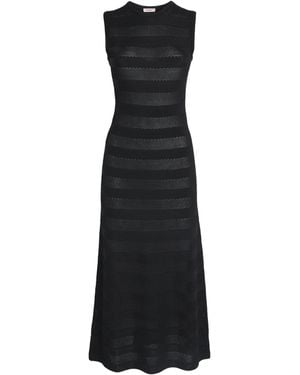 Eres Knitted Reguliere Midi Dress - Black