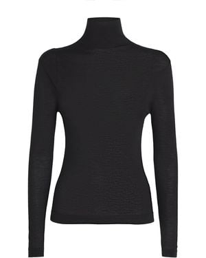 Colombo Ultra-Fine Kid Cashmere Rollneck Sweater - Black