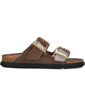 Birkenstock Leather Arizona Sandals - Brown