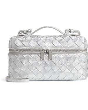 Bottega Veneta Calfskin Bang Bang Vanity Case Bag - Grey