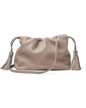 Aspinal of London Leather East West Hudson Cross-Body Bag - Brown