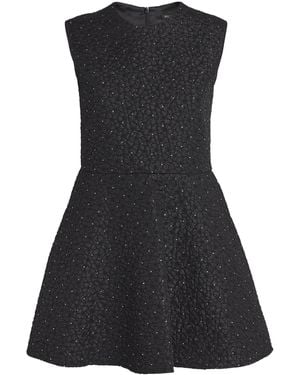 Maje Rhinestone-Embellished Mini Dress - Black