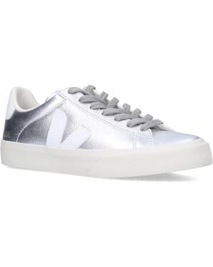 Veja Leather Campo Trainers - White