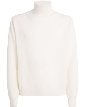 Ralph Lauren Cashmere Rollneck Sweater - White