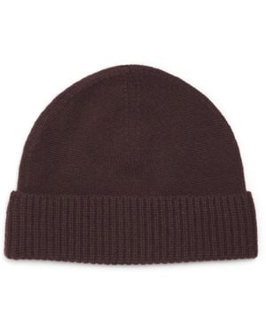 JOSEPH Cashmere Chia Beanie Hat - Brown