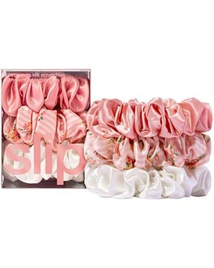 Slip Pure Silk Scrunchies - Pink