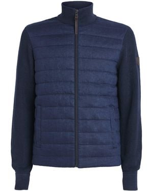 Polo Ralph Lauren Linen Padded Hybrid Jacket - Blue