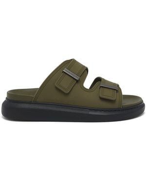 McQueen Oversized Hybrid Sandals - Green