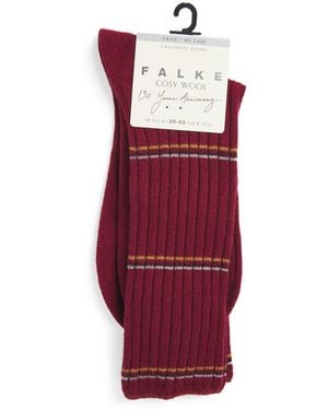 FALKE Cosy Wool Boot Socks - Red