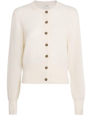 LeKasha Organic Cotton Gaya Cardigan - White
