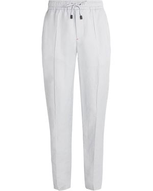 Isaia Drawstring Pants - White