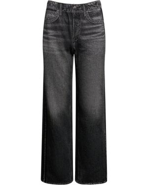 Rag & Bone Miramar Wide-Leg Trackpants - Grey