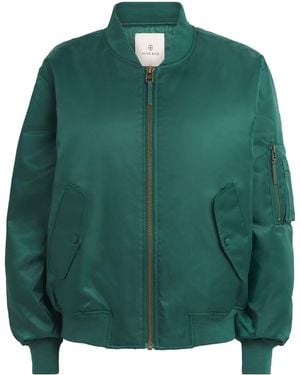 Anine Bing Leon Bomber Jacket - Green