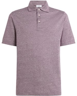 Eton Cotton Polo Shirt - Purple