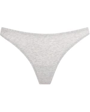 Skims Everyday Cotton Thong - White