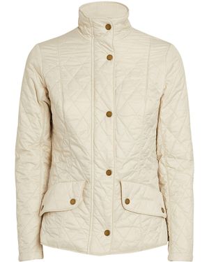 Barbour Flyweight Cavalry Quilted Jacket - Natural