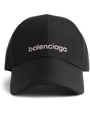 Balenciaga Logo Baseball Cap - Black