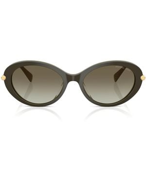 Michael Kors Rockaway Oval Sunglasses - Gray