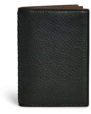 dunhill Leather Century Card Holder - Black