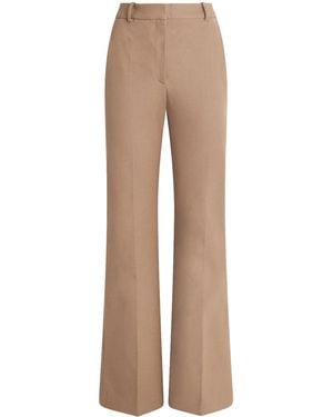 JOSEPH Gabardine Stretch Tafira Trousers - Natural