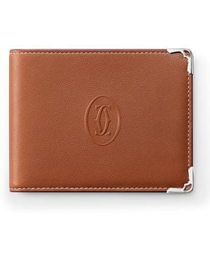 Cartier Leather Must De Wallet - Brown