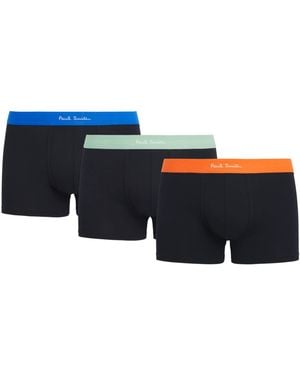 Paul Smith Stretch-Organic Cotton Trunks - Blue