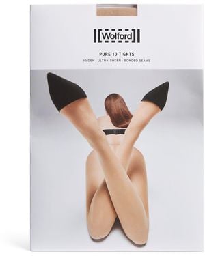 Wolford Pure 10 Tights - White