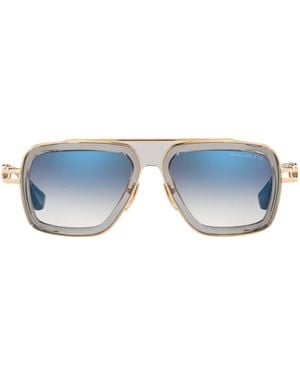 Dita Eyewear Lxn Evo Rectangle Sunglasses - Blue