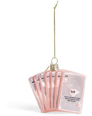 Harrods Manifestation Cards Tree Decoration - Pink