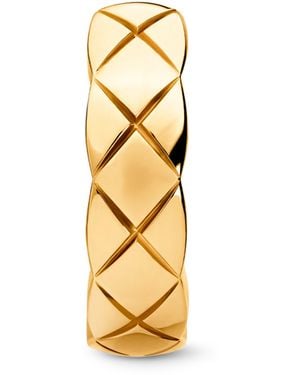 CHANEL Mini Coco Crush Single Hoop Earring - Metallic