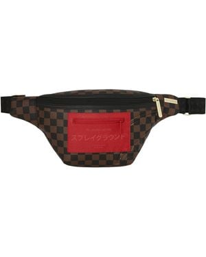 Sprayground Check Redemption Cross-Body Bag