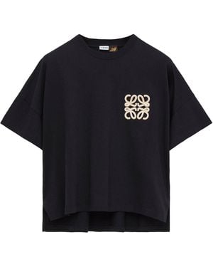 Loewe X Paula's Ibiza Stretch-Cotton Anagram T-Shirt - Black