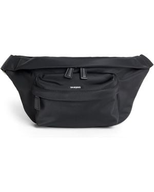 Sandro Logo Belt Bag - Black