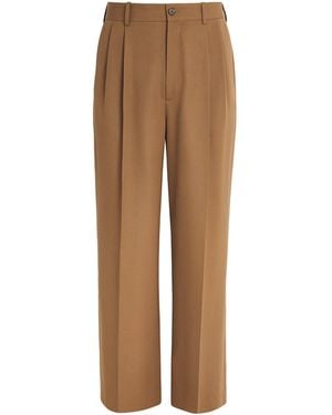 The Row Holl Wool Trousers - Brown