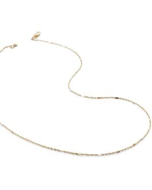 Monica Vinader Shimmer Chain Necklace - Natural