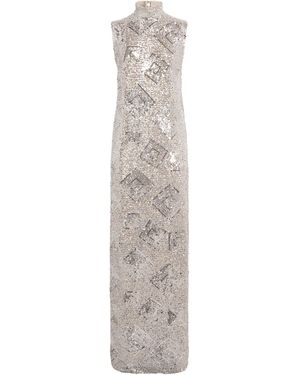 ‎Taller Marmo Embellished Miami Maxi Dress - White