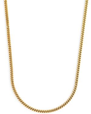 Tom Wood Plated Curb Chain M Necklace - Metallic