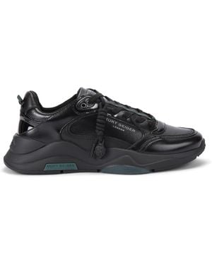 Kurt Geiger Leather Royston Trainers - Black