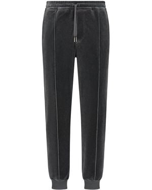 Tom Ford Velvet Straight Sweatpants - Black
