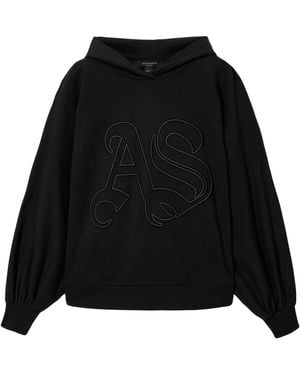AllSaints Cotton Artia Hoodie - Black